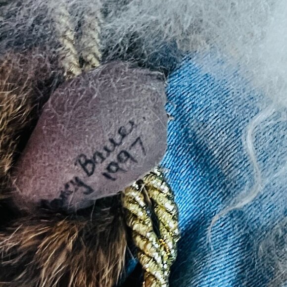 1997 Texas Santa Clause Sitter Posable Peppers Cowboy Hat Armadillo Handmade 24" - Picture 8 of 13